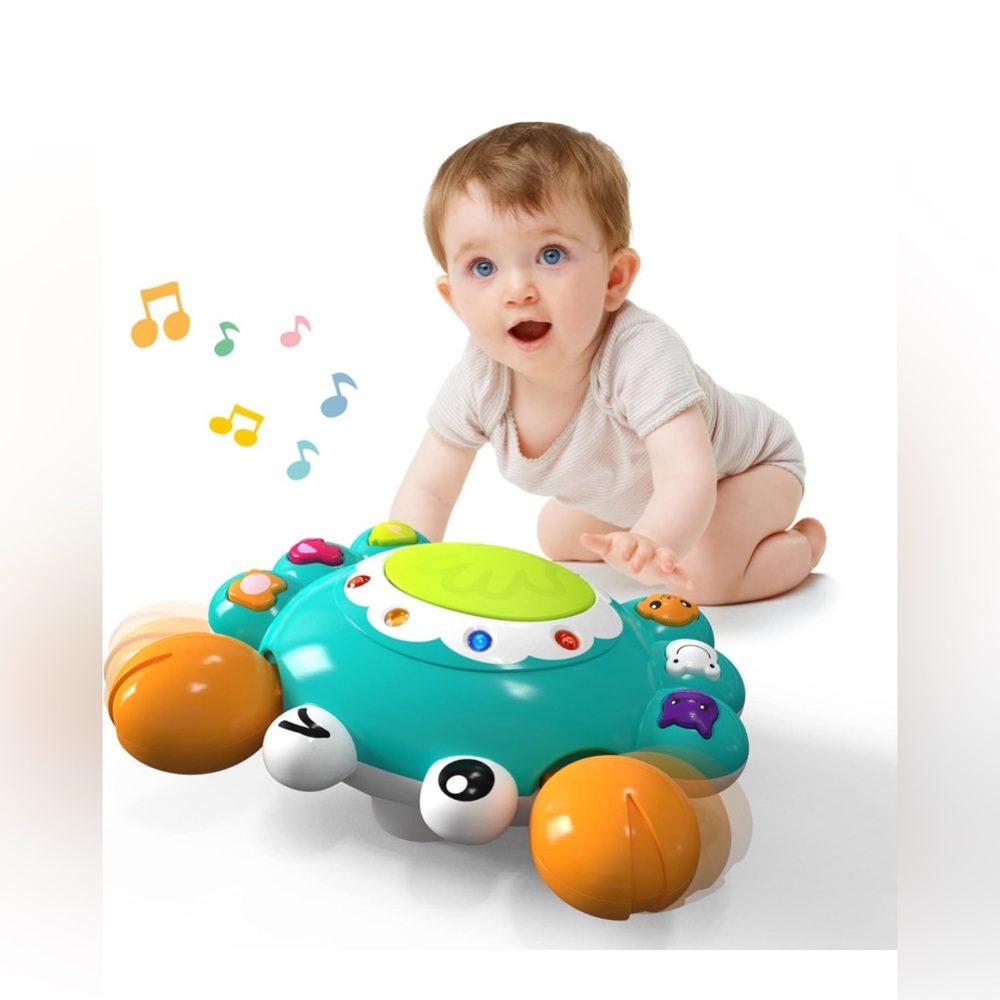 Aunt Musical Crawling Crab Baby Toy